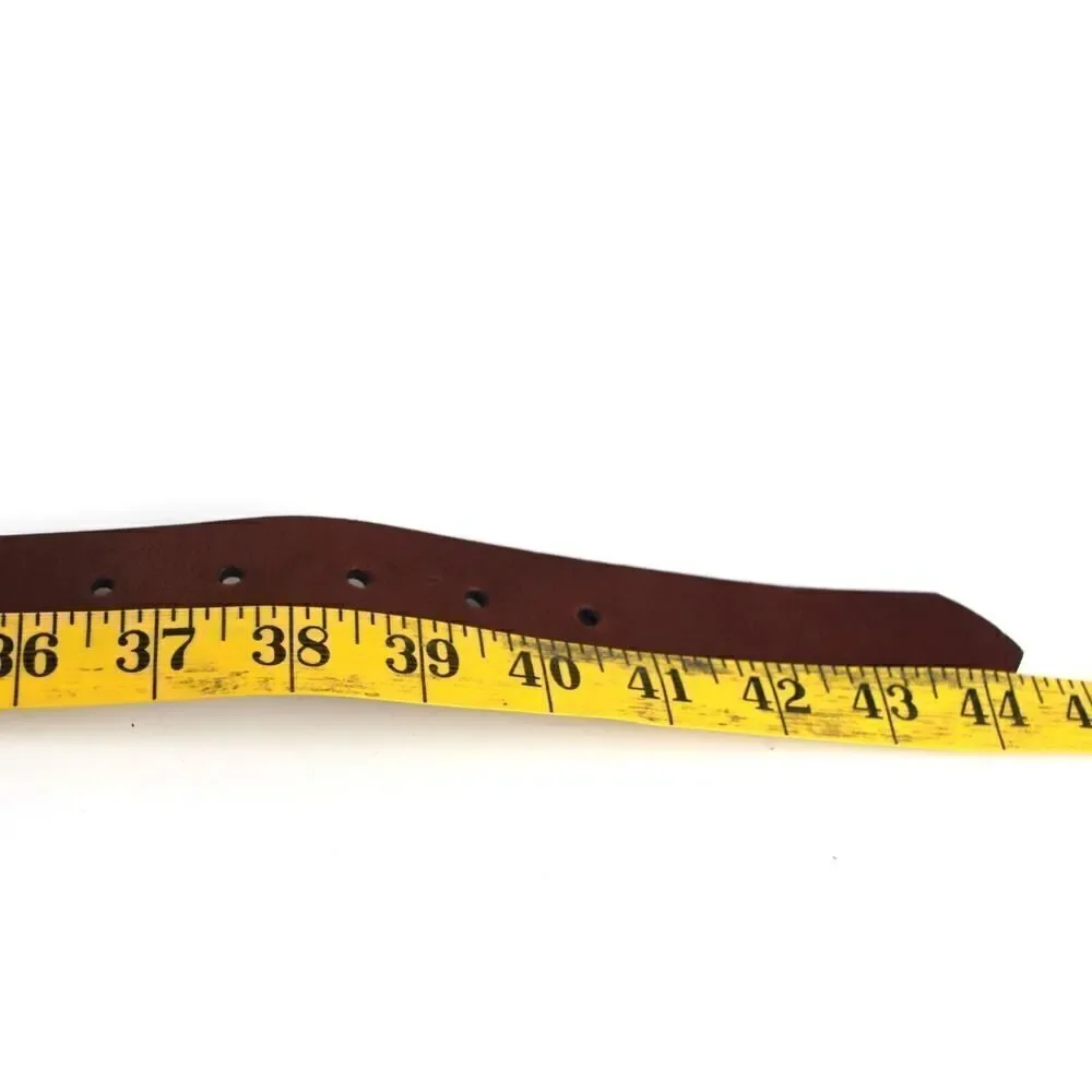 BROWN GENUINE LEATHER 1.25